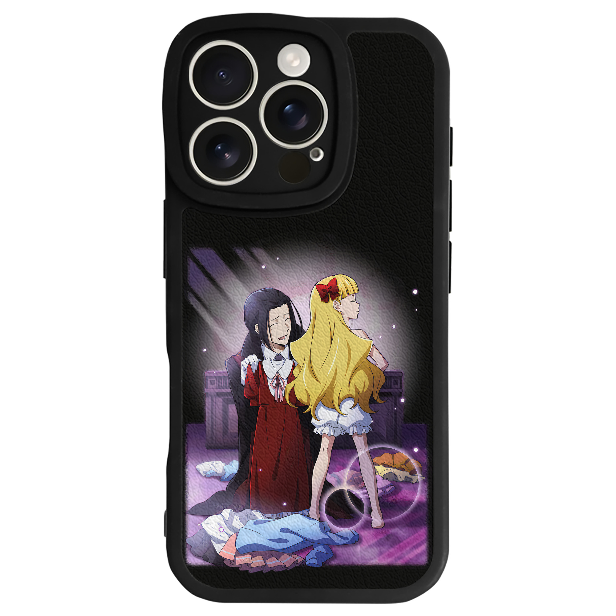 （画像用） 文豪ストレイドッグス Bungo Stray Dogs 【iPhone 16シリーズ対応】シリコンスマホケース（レザー調） 材質：シリコン
